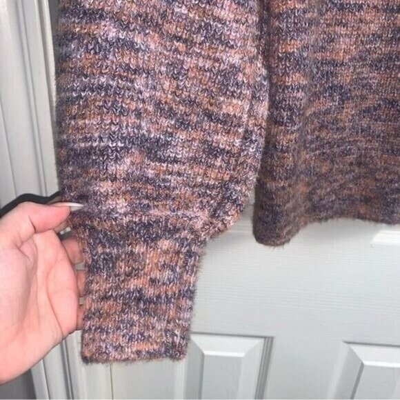 Madewell Space-Dyed Eaton Puff Sleeve Pullover Long Sleeve Sweater Size XS - Picture 6 of 9